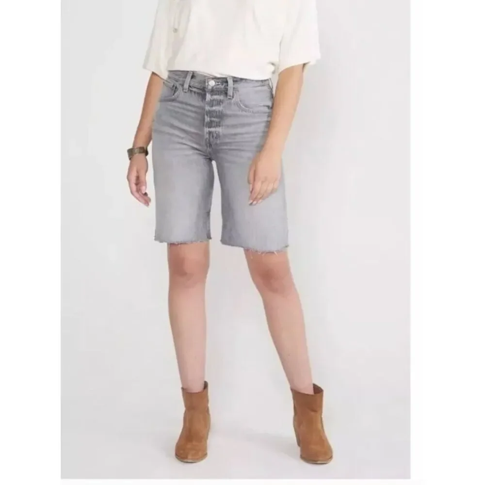 Etica Gray denim Brandy Long short in Quartzsite size 25 New